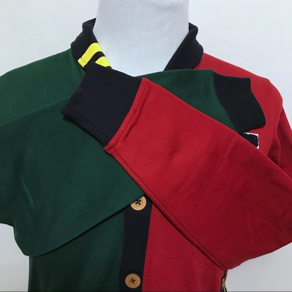 Heritage by America NWT Varsity Cardigan Jacket L - Picture 3 of 12